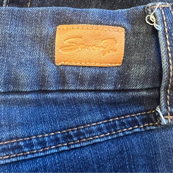 Seven7 Skinny Blue Jeans - Womens Size 6 - medium wash - Picture 6 of 11